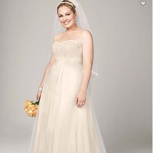 Wedding Dress + Vera Wang Sash